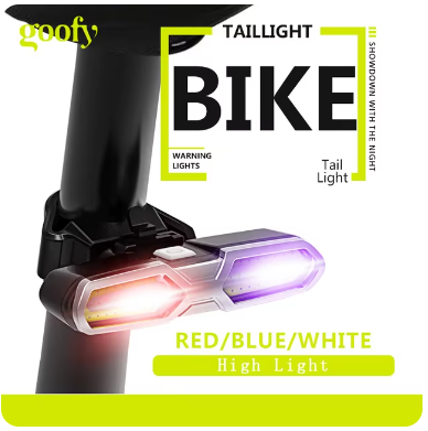 Bike Tail Light USB Rechargeable Safety Bicycle Rear Light LED Bicycle Light Cycling Flash Lamp MTB Road Bike Taillight