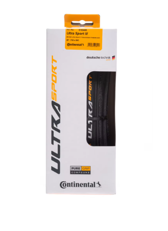 CONTINENTAL Ultra Sport 3 Original Pneu 700x23/28c Folding Bicycle Tire PureGrip Compound Black Foldable Skin Road Bike Tyre