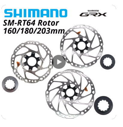 Shimano GRX SM-RT64 RT54 RT30 RT70 CENTER LOCK Disc Brake Rotor Technology MTB Mountain Bicycle RT 64 160MM 180MM 203MM