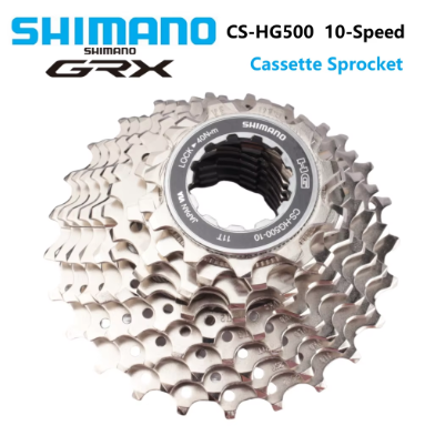 SHIMANO HG500 10-Speed Cassette Sprocket CS-HG500-10 Freewheel GRX Series HYPERGLIDE Bicycle Accessories Bike Parts Original