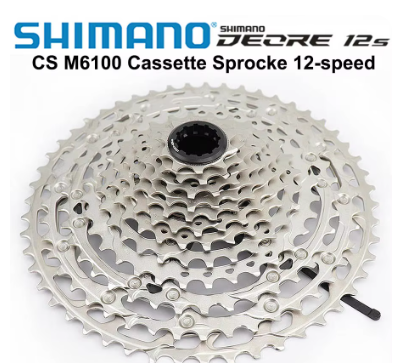 New Arrival Shimano Deore CS-M6100 CS M6100 Cassette Sprocket M6100 Freewheel Mountain Bike MTB 12-speed 10-51T Bicycle parts