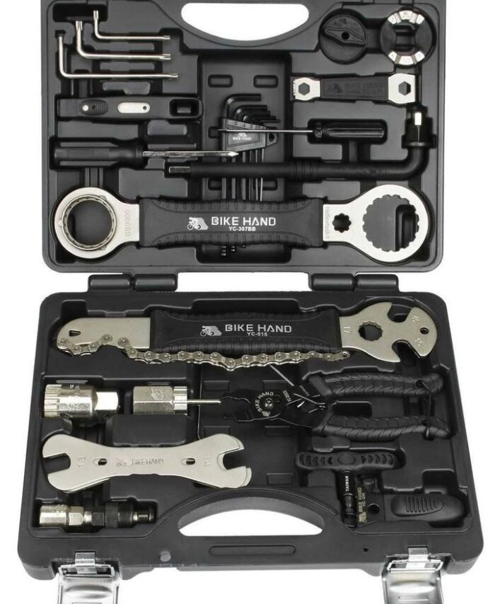 Bike Hand Multifunctional Bicycle Repair Tool Kits YC-721 Professional Bike Tool Box Shop Tool Set Cycling Repair Case Tool Set