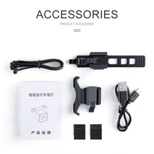 GIYO Cycling Taillights Smart/Normal Light MTB Road Bicycle Ip66 Waterproof Night Safety Tail Lights Lamp Riding Accessories