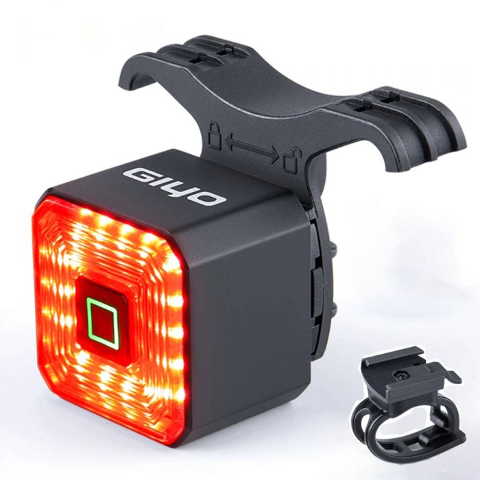 GIYO Cycling Taillights Smart/Normal Light MTB Road Bicycle Ip66 Waterproof Night Safety Tail Lights Lamp Riding Accessories